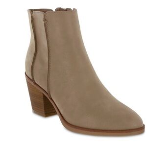 MIA Taupe Ankle Booties